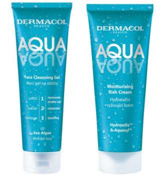 Aqua Aqua mycí gel na obličej a hydratační krém