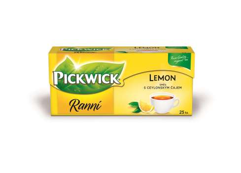 Černý čaj Pickwick - ranní s citronem, 25x 1,75 g