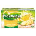 Ovocný čaj Pickwick - zázvor, citron a citronová tráva, 20x 2 g