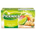 Ovocný čaj Pickwick - mango, limeta a zázvor, 20x 1,75 g