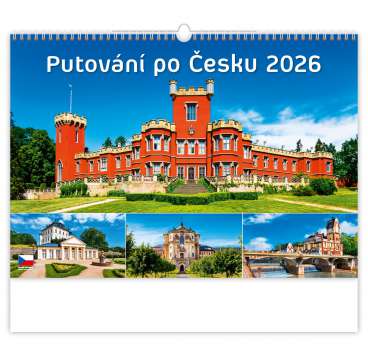 Nástěnný kalendář 2026 Putování po Česku