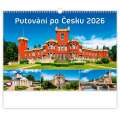 Nástěnný kalendář 2026 Putování po Česku