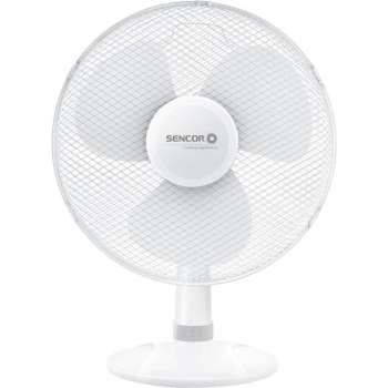 Stolní ventilátor Sencor SFE 4037WH - otočný, bílý