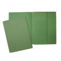 Papírové desky se třemi chlopněmi Hit Office Ekonomic - A4, zelená, 1 ks
