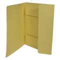 Papírové desky se třemi chlopněmi Hit Office Ekonomic - A4, žlutá, 1 ks