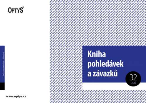 Kniha pohledávek a závazků - nepropisovací, A4, 32 listů