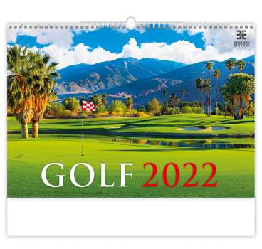 Nástěnný kalendář 2022 Golf