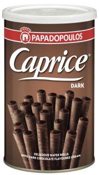 Trubičky Caprice s příchutí Dark