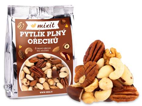 Pytlík plný ořechů Mixit - směs, 80 g