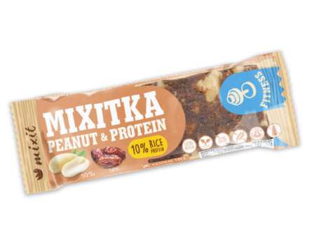 Tyčinka Mixitka - bez lepku, arašídy + protein, 46 g