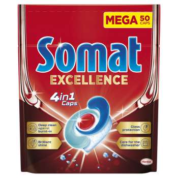 Tablety do myčky Somat - Excellence, 50 ks