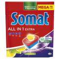 Tablety do myčky Somat - All in One Extra Lemon, 75 ks