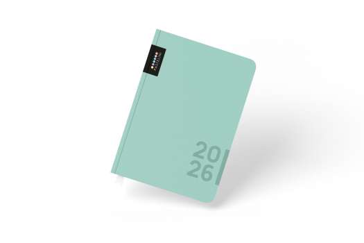 Diář denní Pastelini A5 - zelený 2026