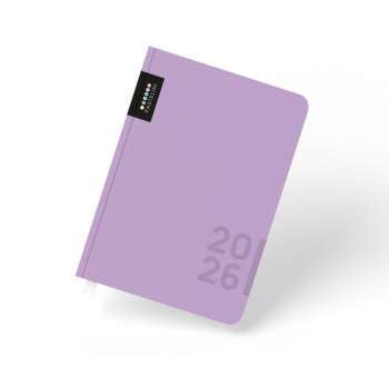 Diář denní Pastelini A5 - fialový 2026