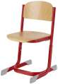 Žákovská židle Prim - vel. 3-4, červená