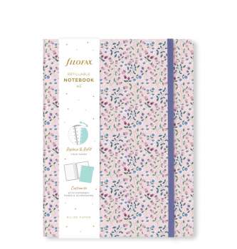 Zápisník Filofax Notebook Meadow - A5, linkovaný, růžový