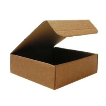 Poštovní krabice plochá - 100 x 100 x 40 mm, 1 ks