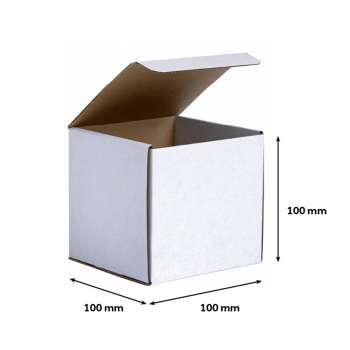 Poštovní krabice plochá - 105 x 105 x 110 mm, 1 ks