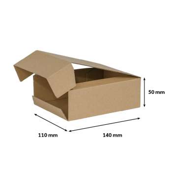 Poštovní krabice plochá - 145 x 55 x 120 mm, 1 ks