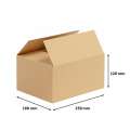 Klopová krabice - 3vrstvá, 236 x 166 x 130 mm, 1 ks