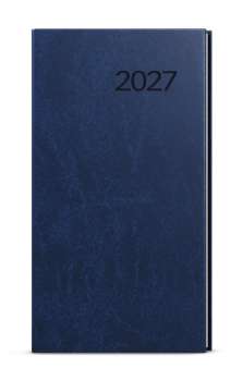 Týdenní kapesní diář 2027 Vivella - modrý