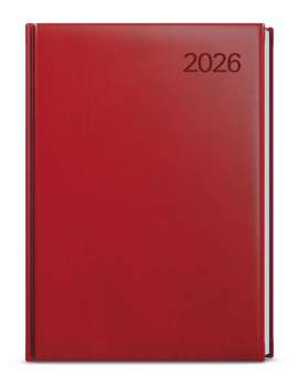 Denní diář 2026 Vivella - A4, bordó