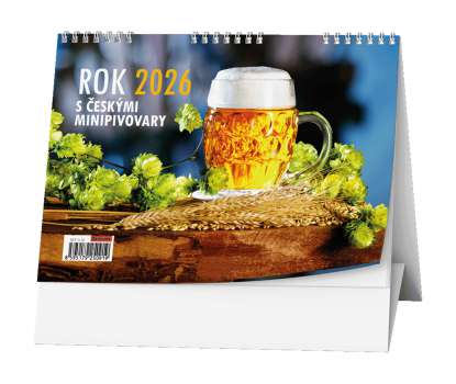 Stolní kalendář 2026 Rok s českými minipivovary