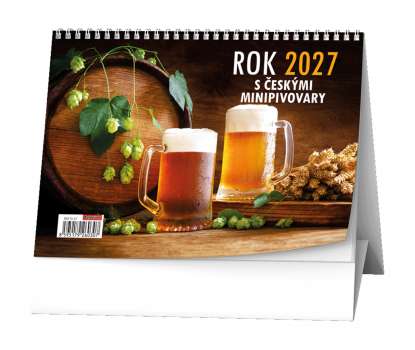 Stolní kalendář 2027 Rok s českými minipivovary