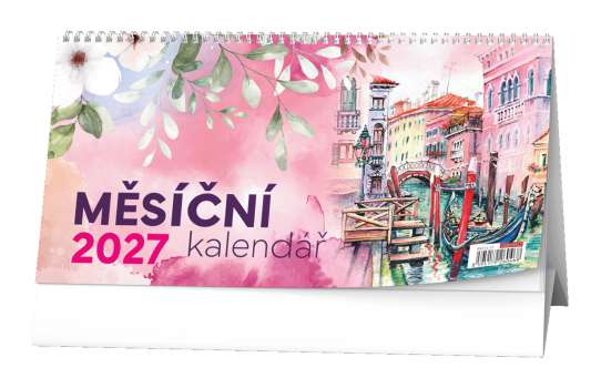 Stolní kalendář 2027 Měsíční