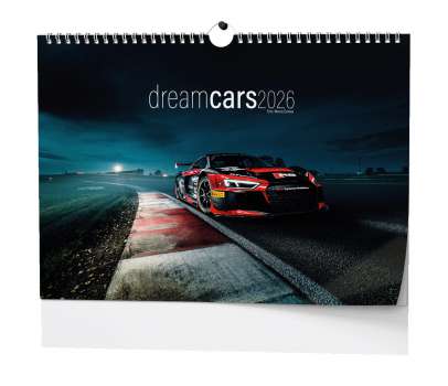 Nástěnný kalendář 2026 Dream Cars