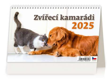 Stolní kalendář 2025 Zvířecí kamarádi