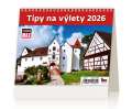 Stolní kalendář 2026 Tipy na výlety