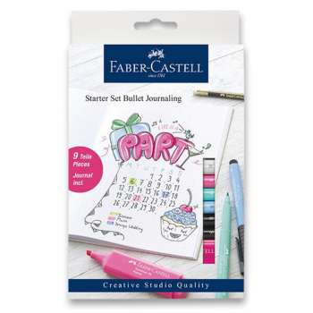 Startovací set Faber-Castell (fixy+zápisník)