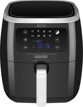 Horkovzdušná fritéza ECG AF 6000 - objem 6l, černá