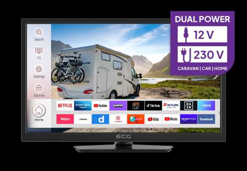 Televize LED TV 24" ECG 24HSL231M