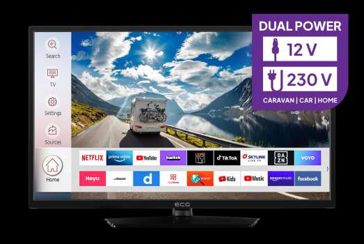 LED Televize TV 32" ECG 32HSL231M - černá