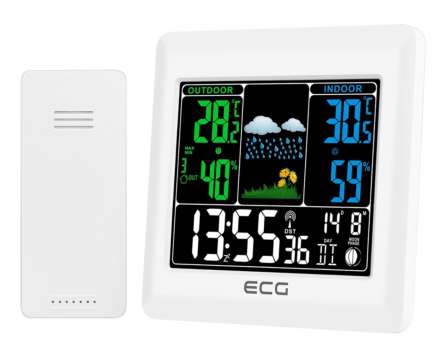 Meteorologická stanice ECG MS 300 White - bílá