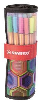 Liner STABILO point 88 ARTY rollerset - 0,4 mm, sada 25 barev