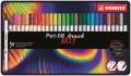 Fixy Stabilo Pen 68 "ARTY"- sada 30 barev v plechové krabičce