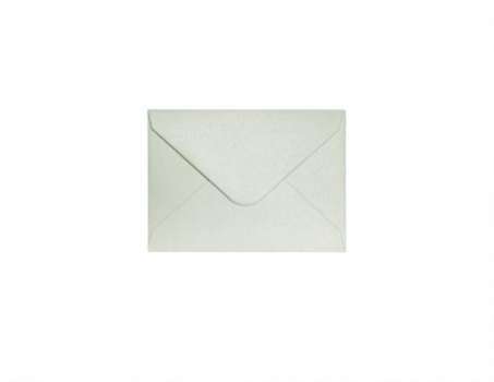 Ozdobné obálky Pearl - 7 x 10 cm, 150 g/m2, perleťové, stříbrné, 10 ks