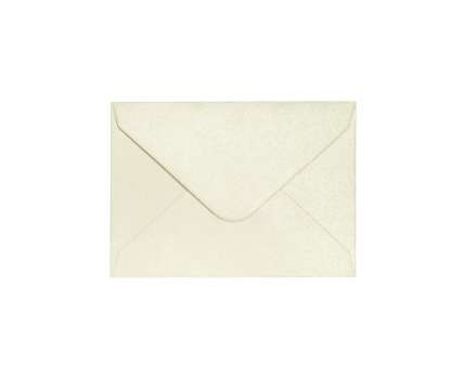 Ozdobné obálky Pearl - 7 x 10 cm, 150 g/m2, perleťové, slonová kost, 10 ks