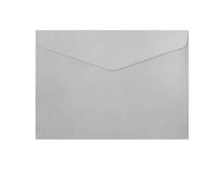 Ozdobné obálky Pearl - C5, 150 g/m2, perleťové, stříbrné, 10 ks