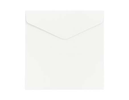 Ozdobné obálky Smooth - 16 x 16 cm, 150 g/m2, bílé, 10 ks