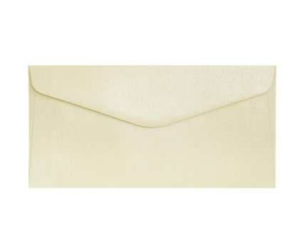 Ozdobné obálky Pearl - DL, 150 g/m2, perleťové, slonová kost, 10 ks