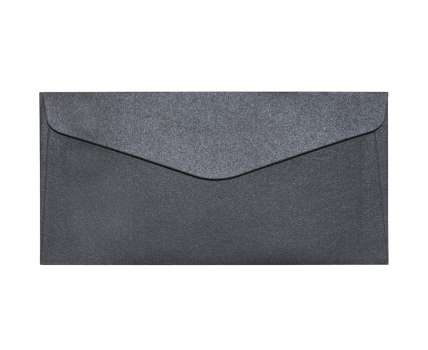 Ozdobné obálky Pearl - DL, 150 g/m2, perleťově černé, 10 ks