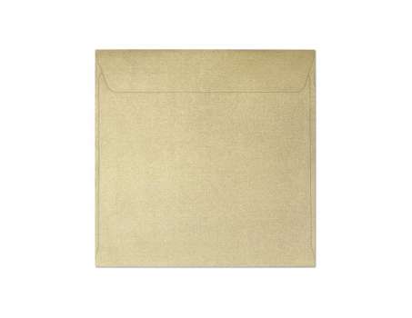 Ozdobné obálky Pearl - 14,5 x 14,5 cm, 120 g/m2, perleťové, zlaté, 10 ks