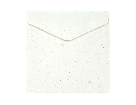 Ozdobné obálky Terazzo - 16 x 16 cm, 120 g/m2, bílé se vzorem, 10 ks