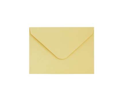 Ozdobné obálky Smooth - 7 x 10 cm, 130 g/m2, žluté, 10 ks