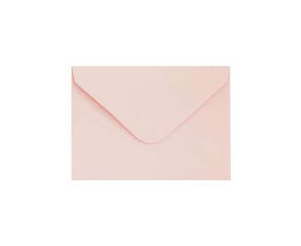 Ozdobné obálky Smooth - 7 x 10 cm, 130 g/m2, růžové, 10 ks