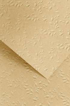 Designový papír A4 Nature embosovaný - 220 g/m2, tmavě béžový, 20 listů